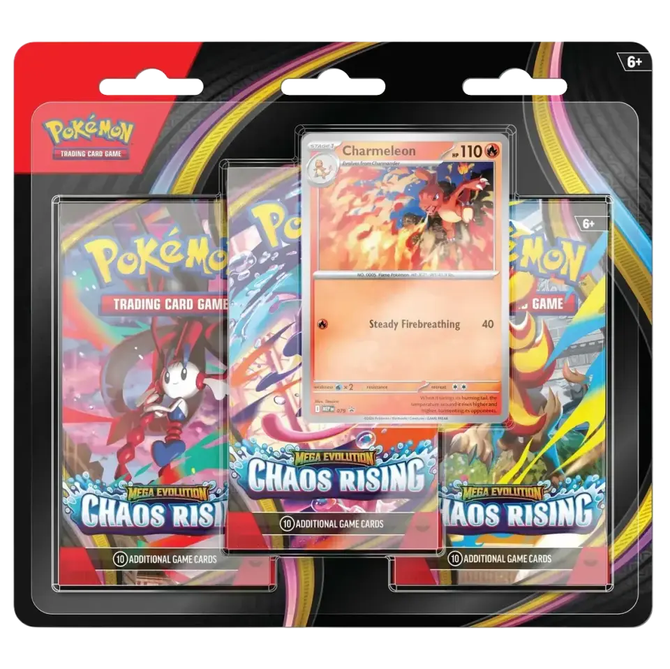 Pokémon Chaos Rising 3'lü Paket Blister - Charmeleon
