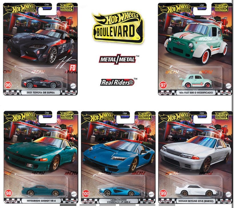 HOT WHEELS BOULEVARD MIX 2 2024 96-100 1:64