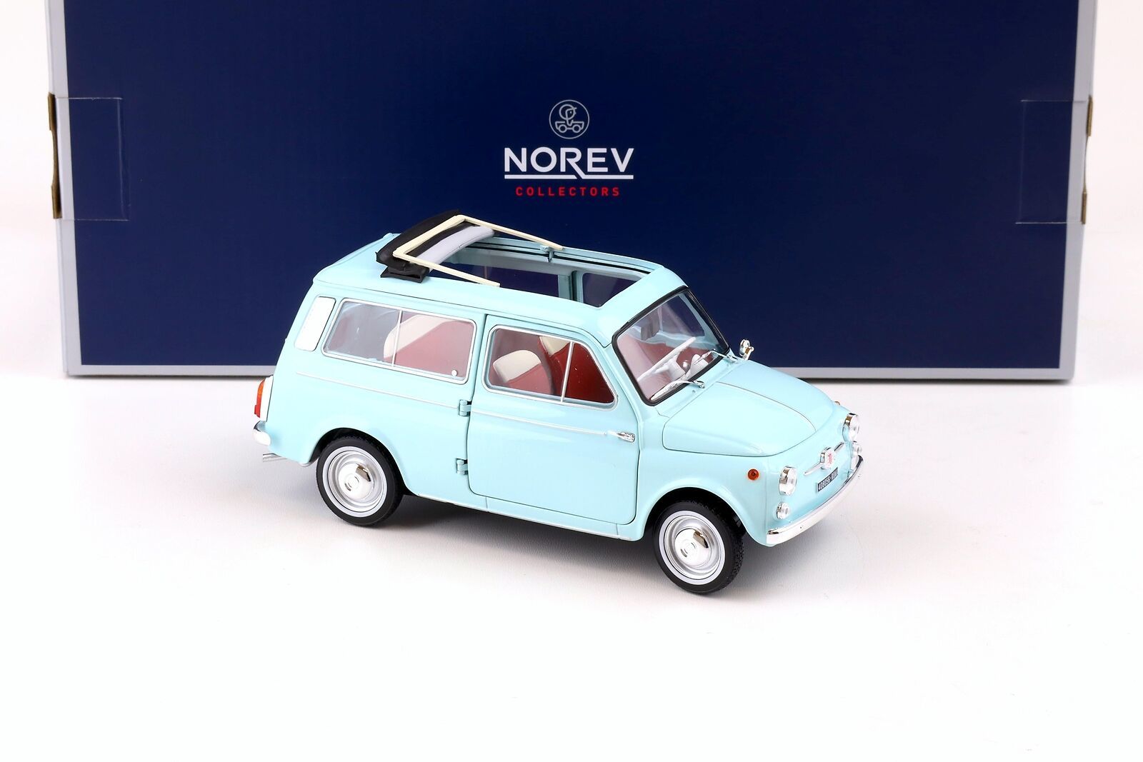 Fiat 500C Giardiniera Legno Norev - 1/43 - Occasion - Miniature Bois