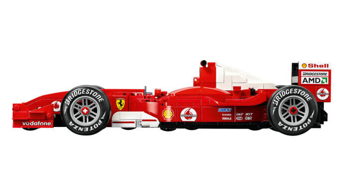 LEGO® Icons Ferrari F2004 ve Michael Schumacher