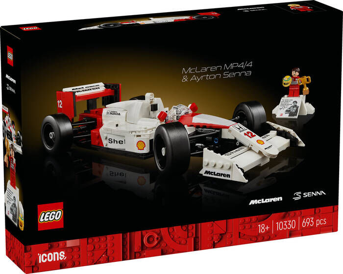 LEGO® Icons McLaren MP4/4 ve Ayrton Senna