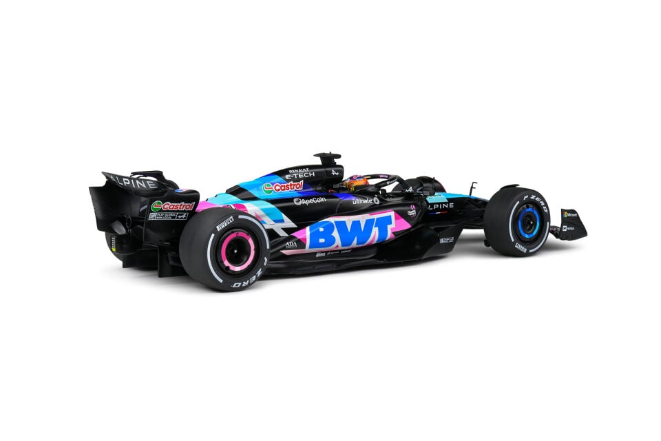 1:18 Solido BWT Alpine F1 Team Esteban Ocon Alpine A524 #31 Miami GP Formula 1 2024