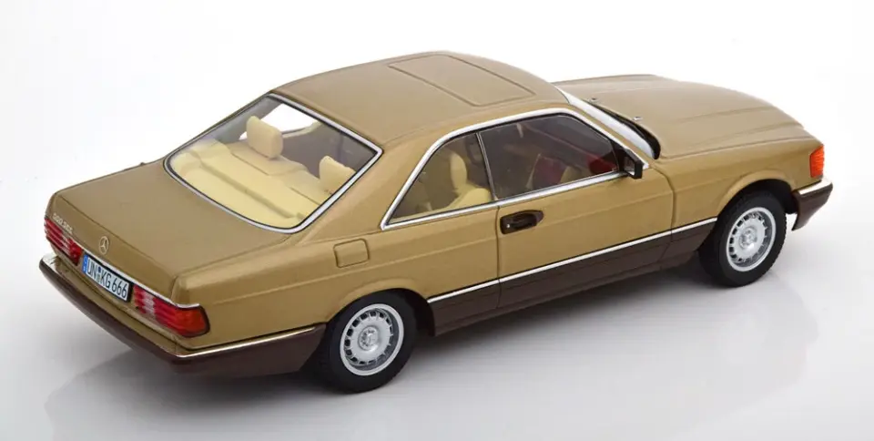 KK SCALE MERCEDES-BENZ 500 SEC C126 1987 1:18