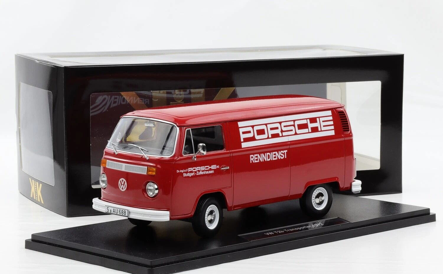 1:18 KK Scale 1972 Volkswagen T2b Delivery Van