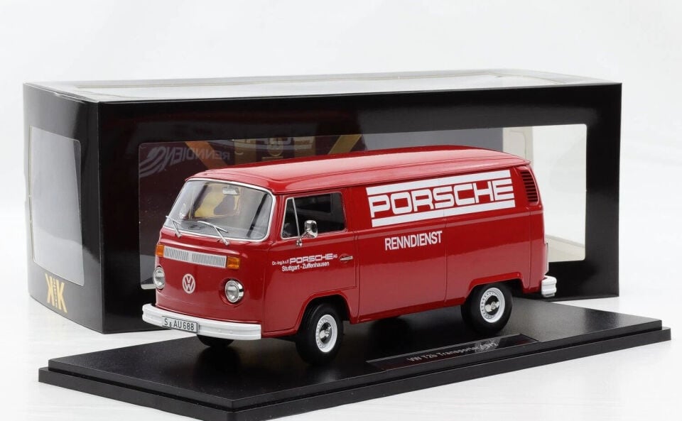 1:18 KK Scale 1972 Volkswagen T2b Delivery Van