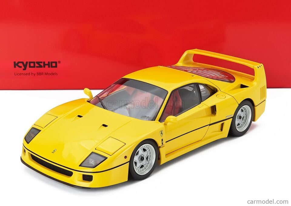 1:18 Kyosho 1987 FERRARI F40 - YELLOW