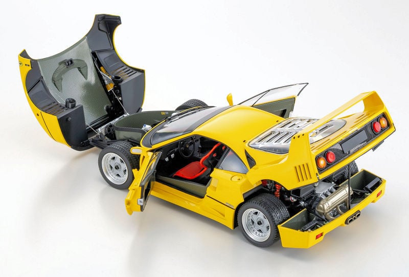 1:18 Kyosho 1987 FERRARI F40 - YELLOW