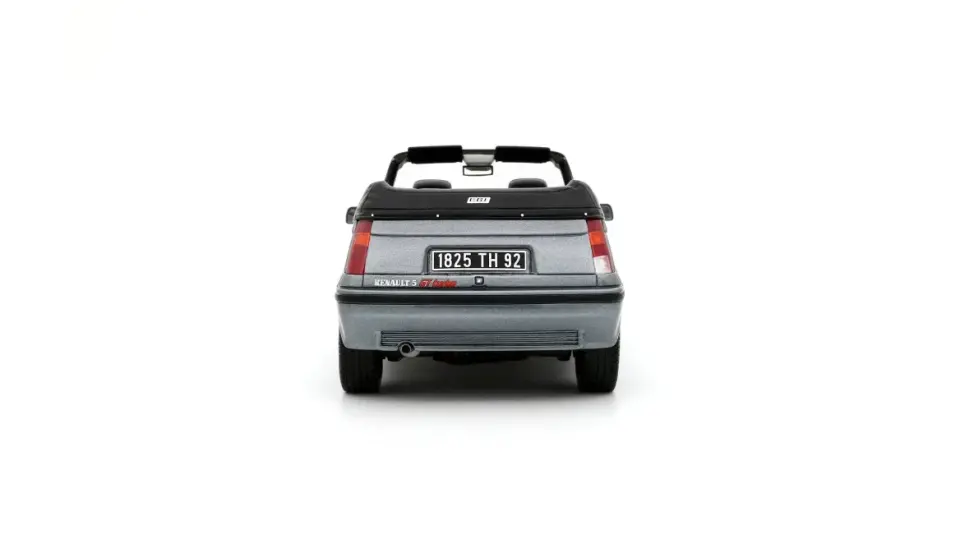 1:18 OTTO 1995 Renault 5 GT Turbo Cabriolet Gris Tungstene