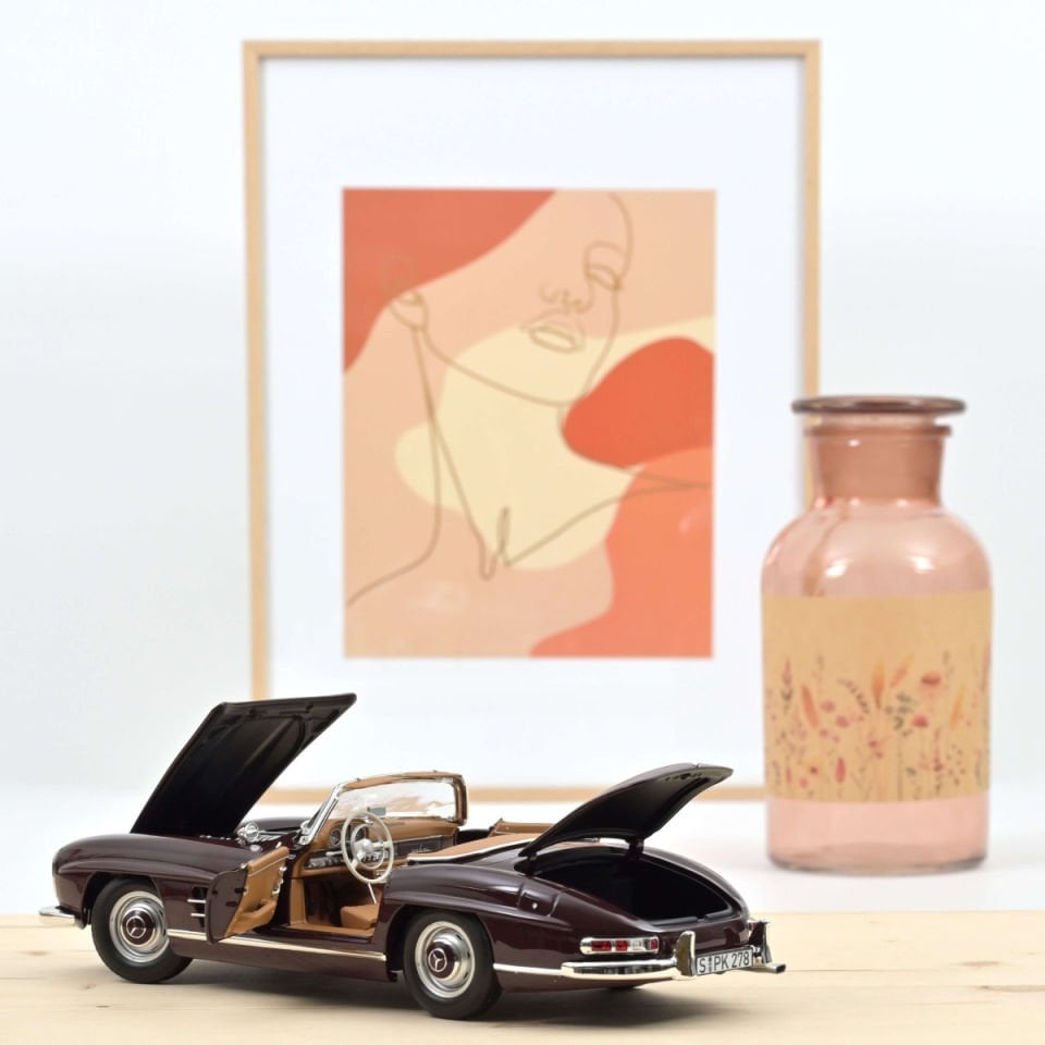 NOREV MERCEDES BENZ 300 SL ROADSTER 1957 1:18