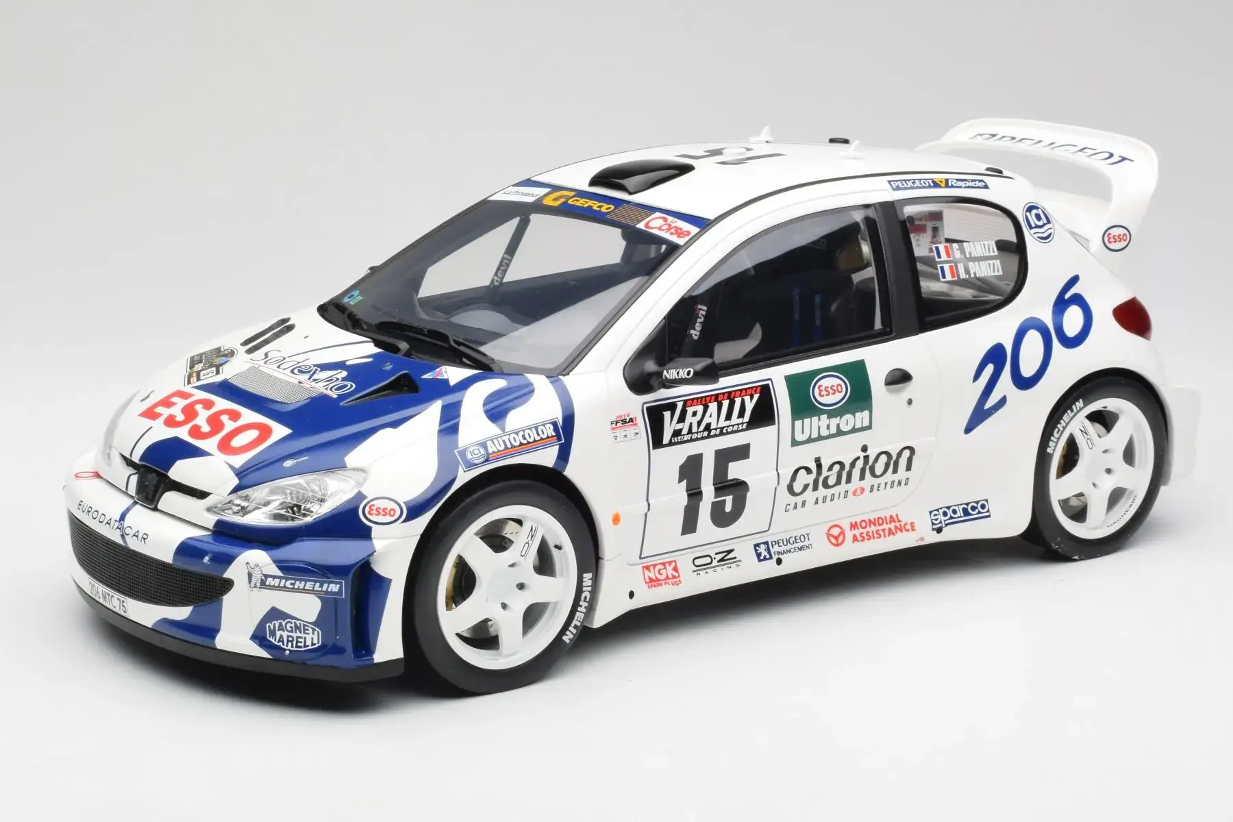OTTO PEUGEOT 206 WRC TOUR DE CORSE 1999 1:12