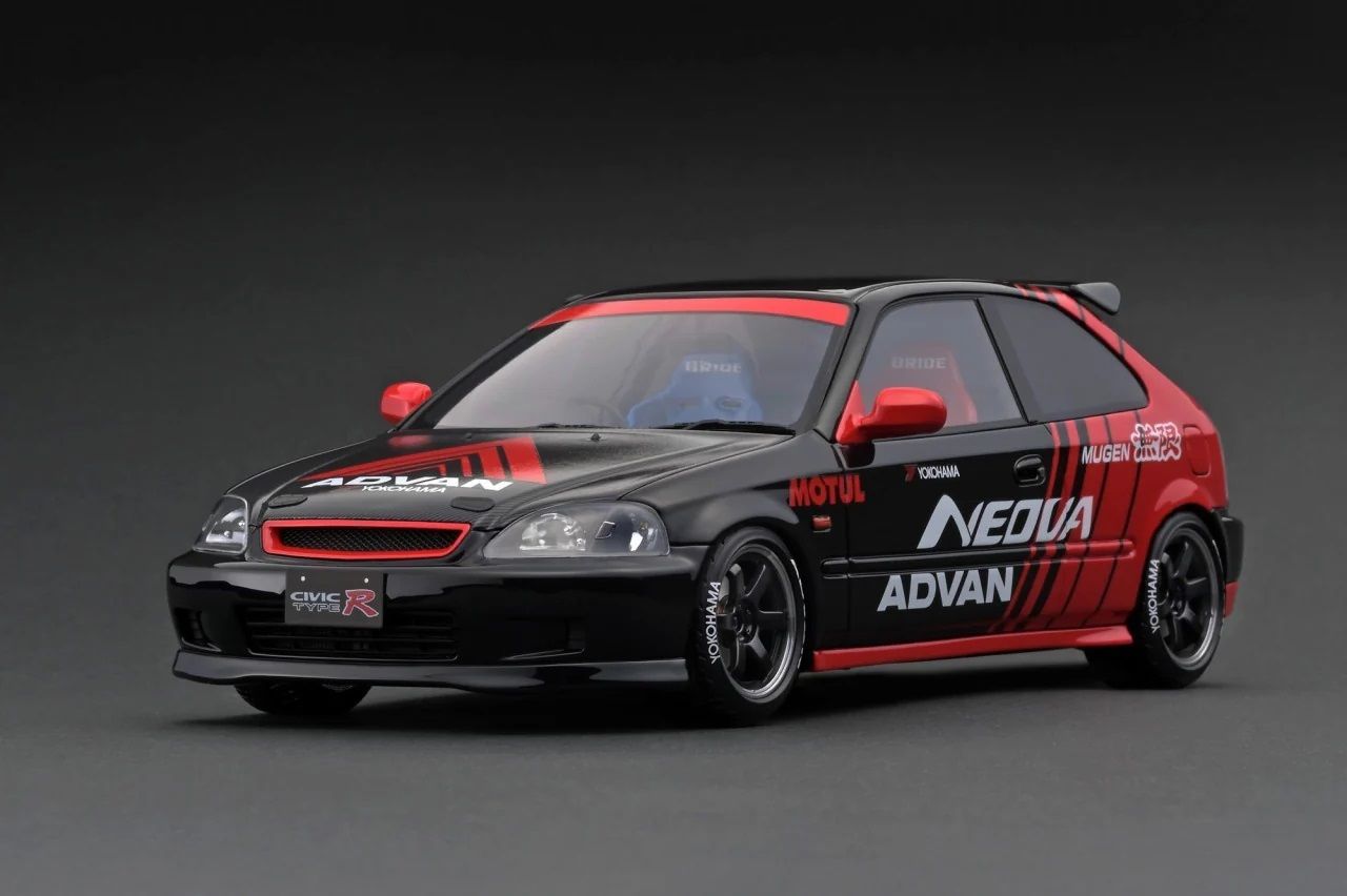 IGNITION MODEL HONDA CIVIC (EK9) TYPE R 1:18