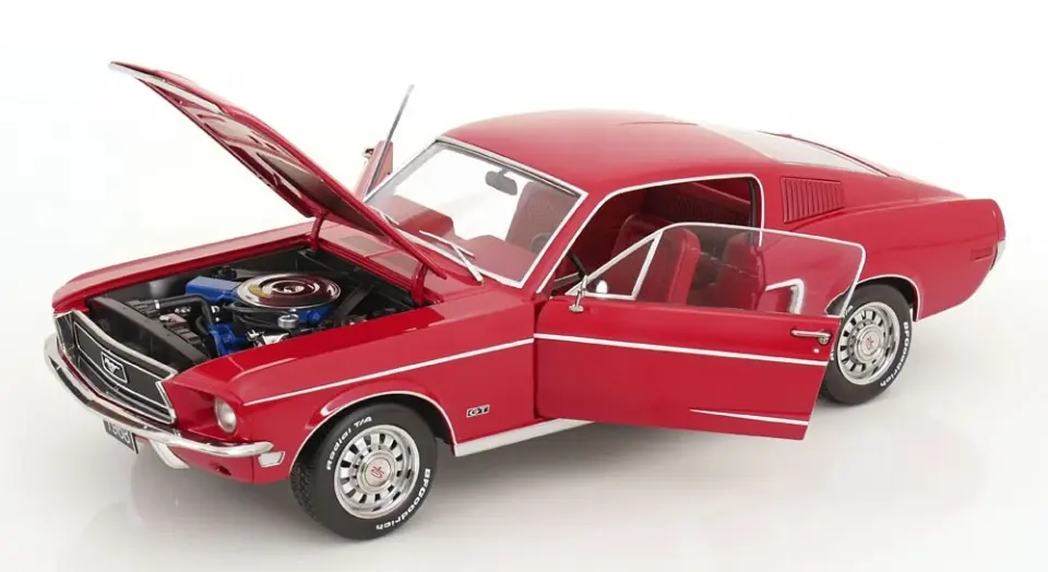 KK SCALE FORD MUSTANG GT FASTBACK 1968 1:12
