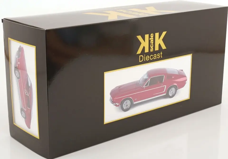 KK SCALE FORD MUSTANG GT FASTBACK 1968 1:12