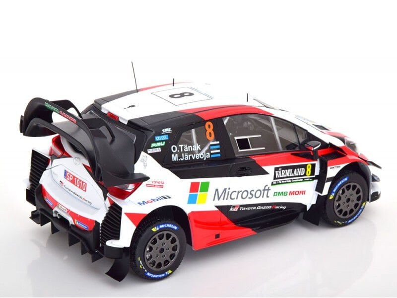 İXO TOYOTA YARIS WRC #8 O.TANAK - M.JARVEOJA WINNER RALLY SWEDEN 2019 1:18