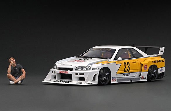 IGNITION MODEL 1:18 LB-ER34 SUPER SİLHOUETTE NİSSAN SKYLINE