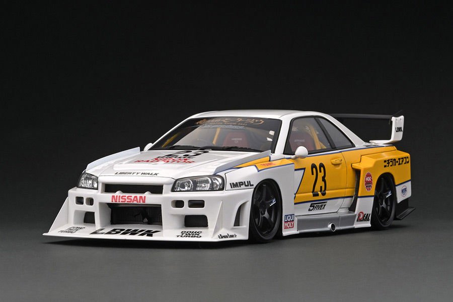 IGNITION MODEL 1:18 LB-ER34 SUPER SİLHOUETTE NİSSAN SKYLINE