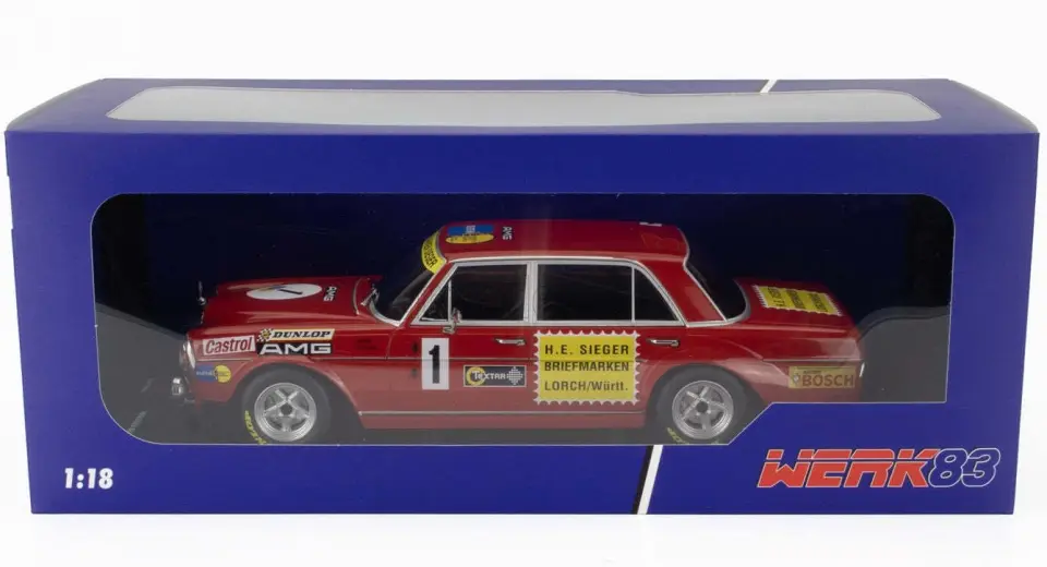 WERK83 MERCEDES-BENZ 300 SEL 6.0 #1 24h NURBURING 1972 1:18