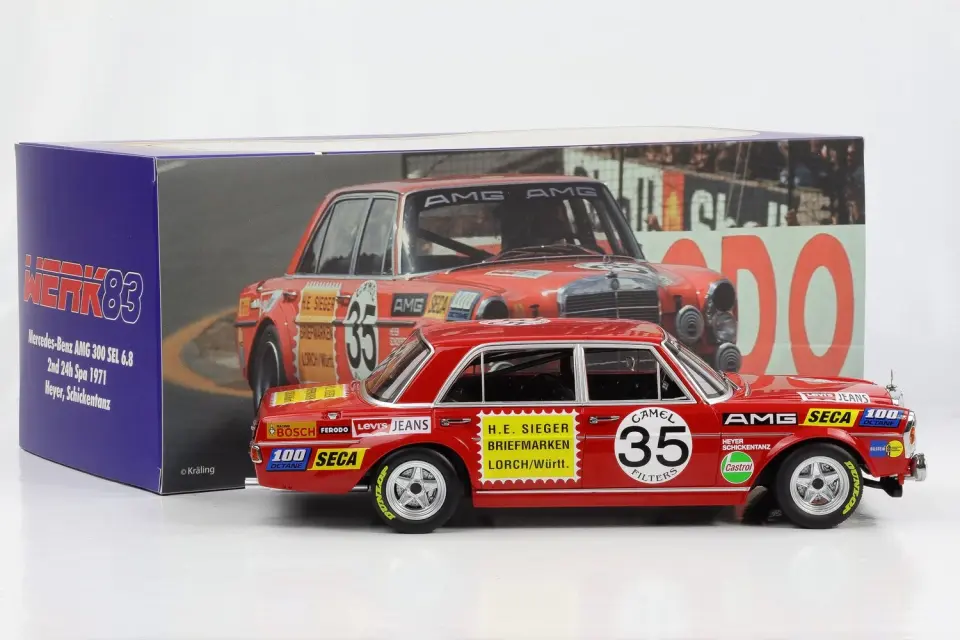 WERK83 MERCEDES-BENZ 300 SEL 6.0 #1 24h NURBURING 1972 1:18