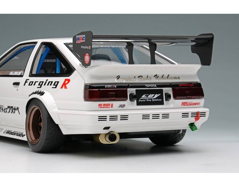 MAKEUP 1:18 Cristal Body Yokohama Sprinter Trueno GT-APEX (AE86)