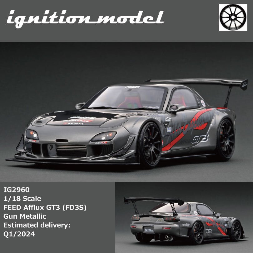 IGNITION MODEL 1:18 FEED AFFLUX GT3（FD3S) (IG2960)