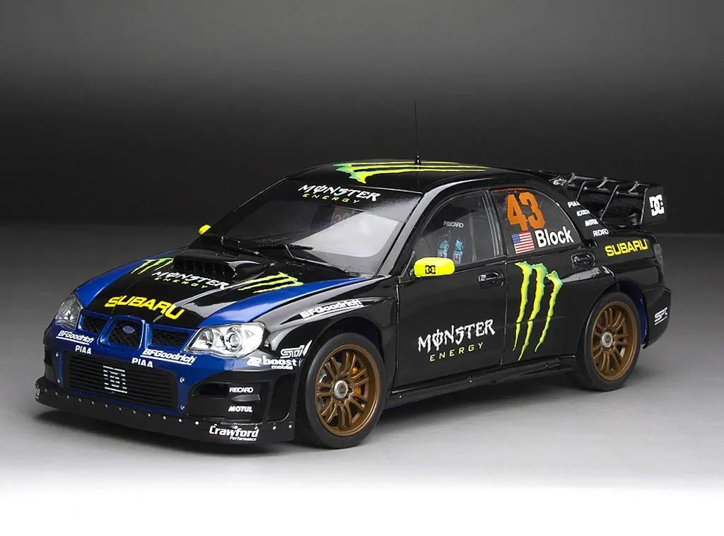 SUN STAR SUBARU IMPREZA WRC KEN BLOCK GYMKHANA 2008 1:18