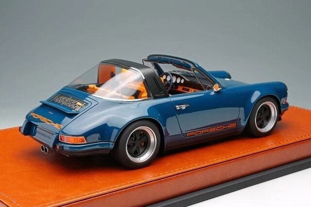 MAKEUP 1/18 Singer 911 (964) Targa Resistance Blue Limited 60pcs