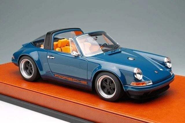 MAKEUP 1/18 Singer 911 (964) Targa Resistance Blue Limited 60pcs