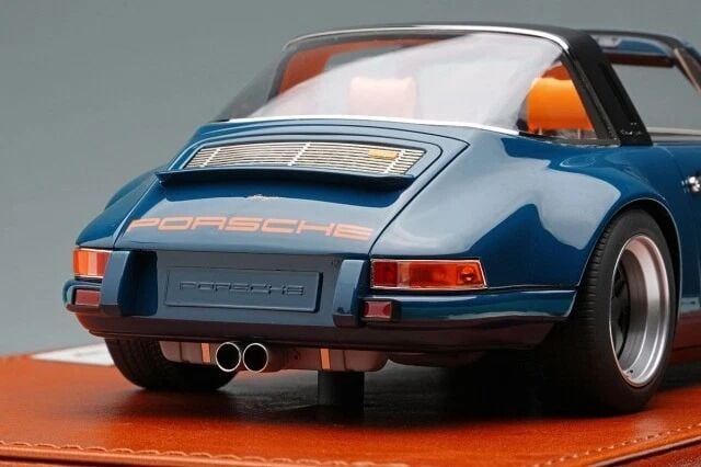 MAKEUP 1/18 Singer 911 (964) Targa Resistance Blue Limited 60pcs
