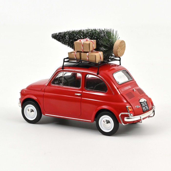 NOREV FIAT 500 L 1968 RED CHRISTMAS 1:1 (187779)
