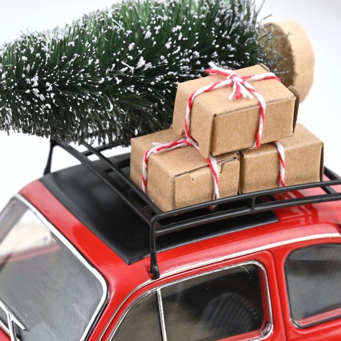 NOREV FIAT 500 L 1968 RED CHRISTMAS 1:1 (187779)