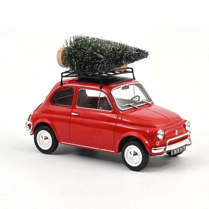 NOREV FIAT 500 L 1968 RED CHRISTMAS 1:1 (187779)