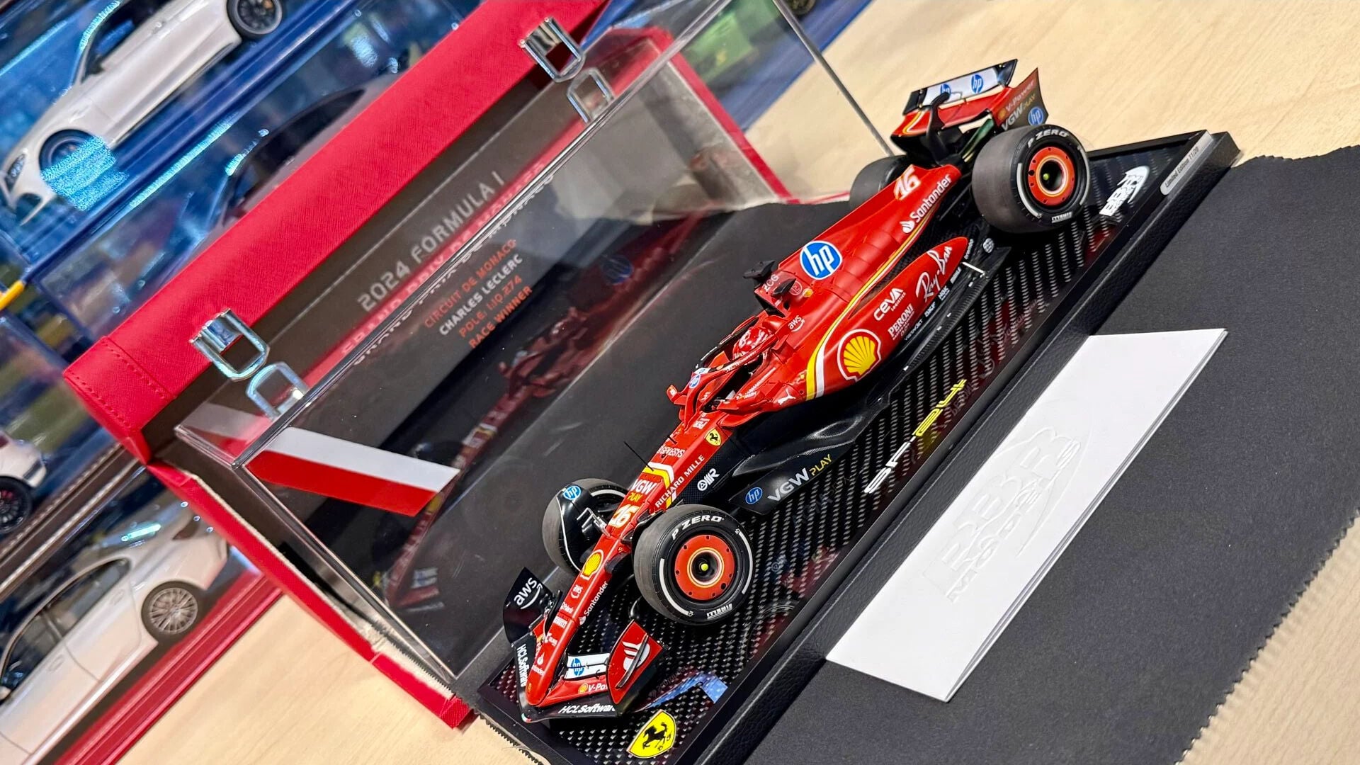 ferrari SF-24 Formula 1 Grand Prix de Monaco C.Leclerce ( limited 20 pcs)