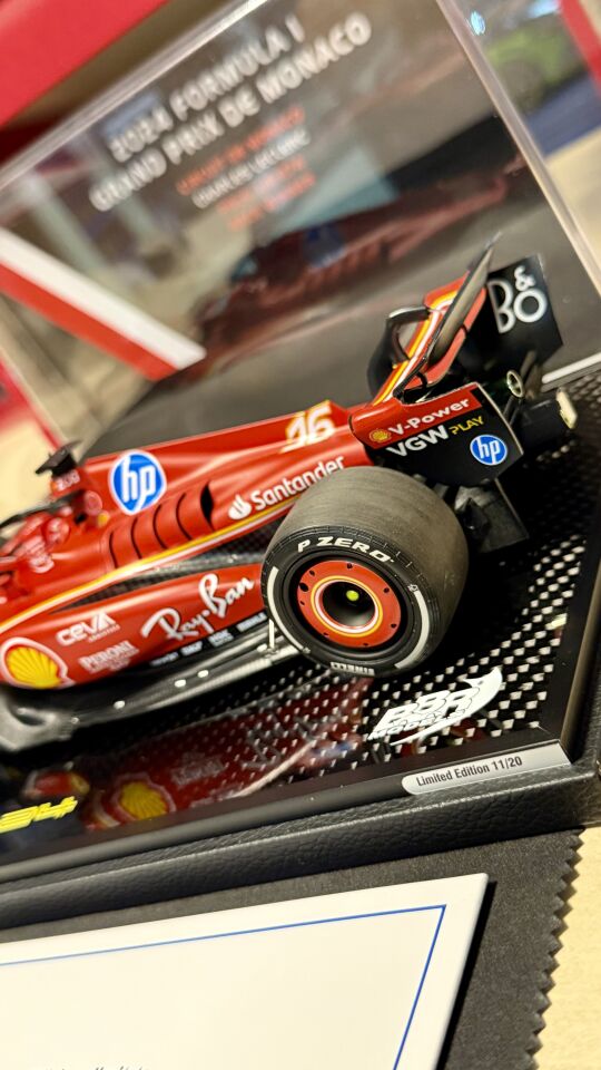 BBR ferrari SF-24 Formula 1 Grand Prix de Monaco C.Leclerce ( limited 20 pcs)