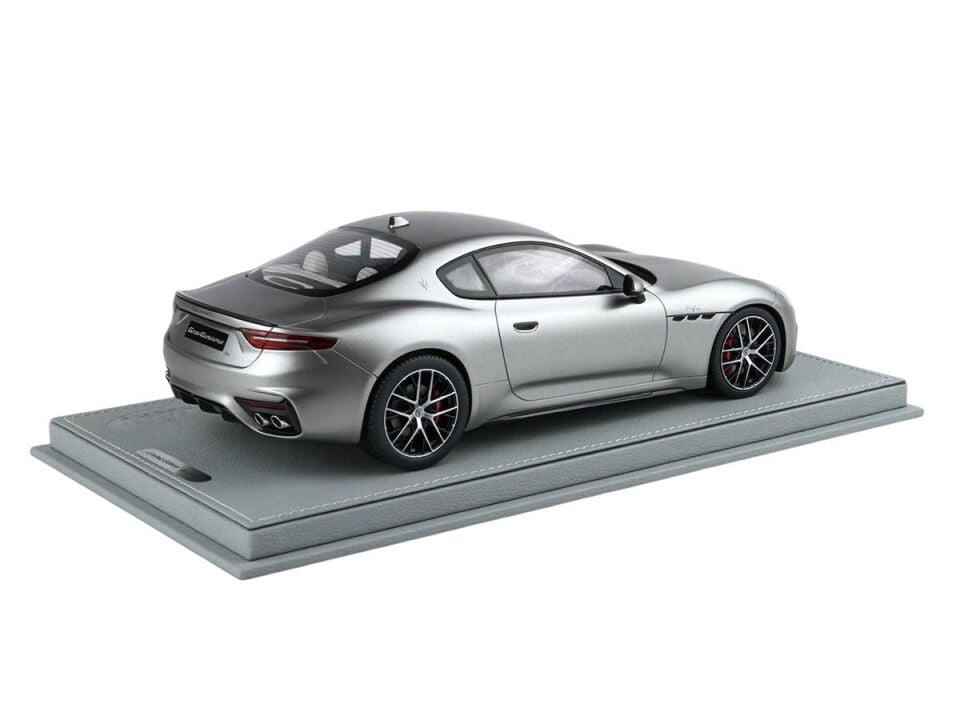 BBR 1/18 Maserati GranTurismo Trofeo 2023 Grigio Maratea Mat