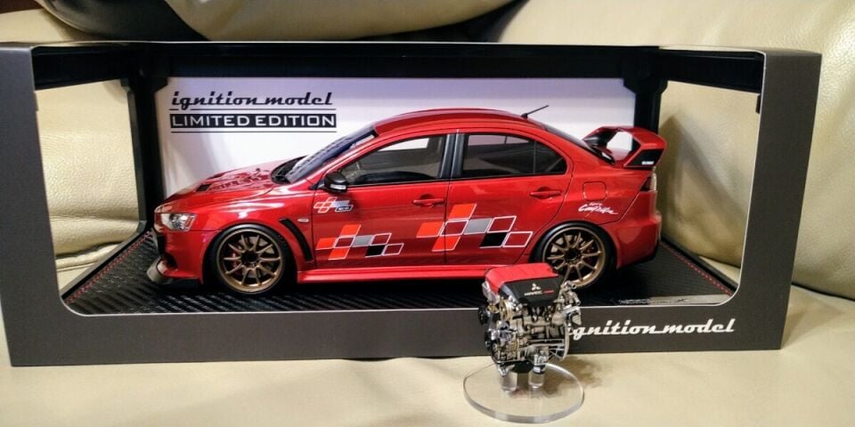 IGNITION MODEL 1:18 MITSUBISHI LANCER EVOLUTION  X (CZ4A) LIMITED (IG3211)