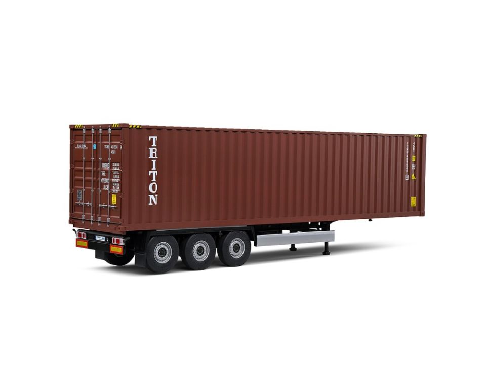 SOLIDO CONTAINER TRAILER 40 FEET TRITON 2021 1:24 (2400501)