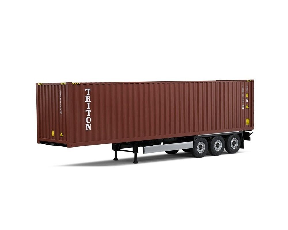 SOLIDO CONTAINER TRAILER 40 FEET TRITON 2021 1:24 (2400501)