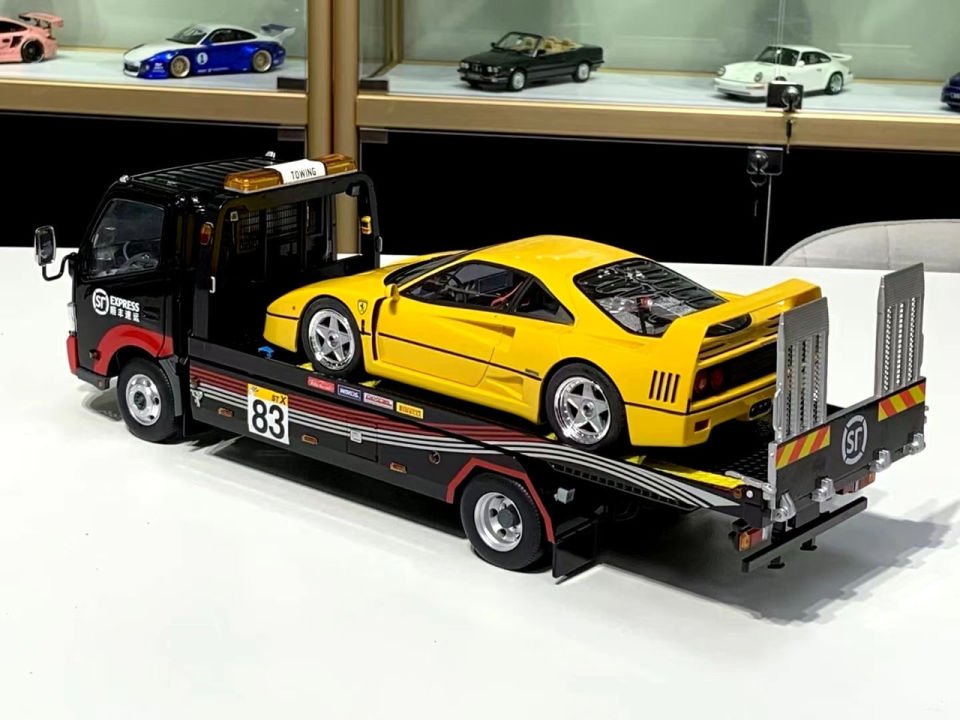 1/18 TİNY HİNO 300 FLATBED ÇEKİÇİ (IŞIKLI) SF Express