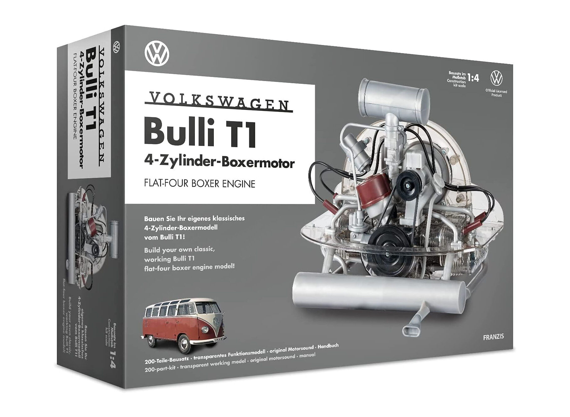 VOLKSWAGEN Bulli T1 4-Zylinder-Boxermotor FLAT-FOUR BOXER ENGINE