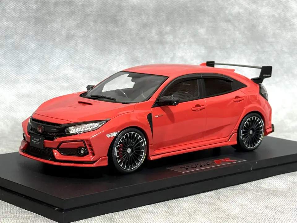 POP RACE HONDA CIVIC TYPE R FK8 MUGEN RED 1:18