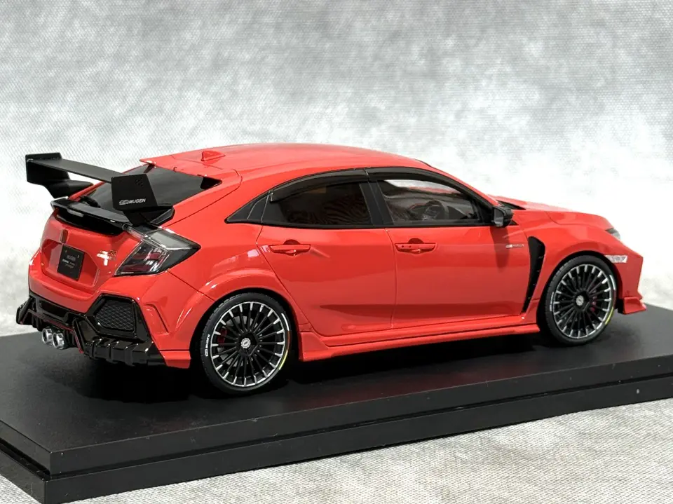 POP RACE HONDA CIVIC TYPE R FK8 MUGEN RED 1:18
