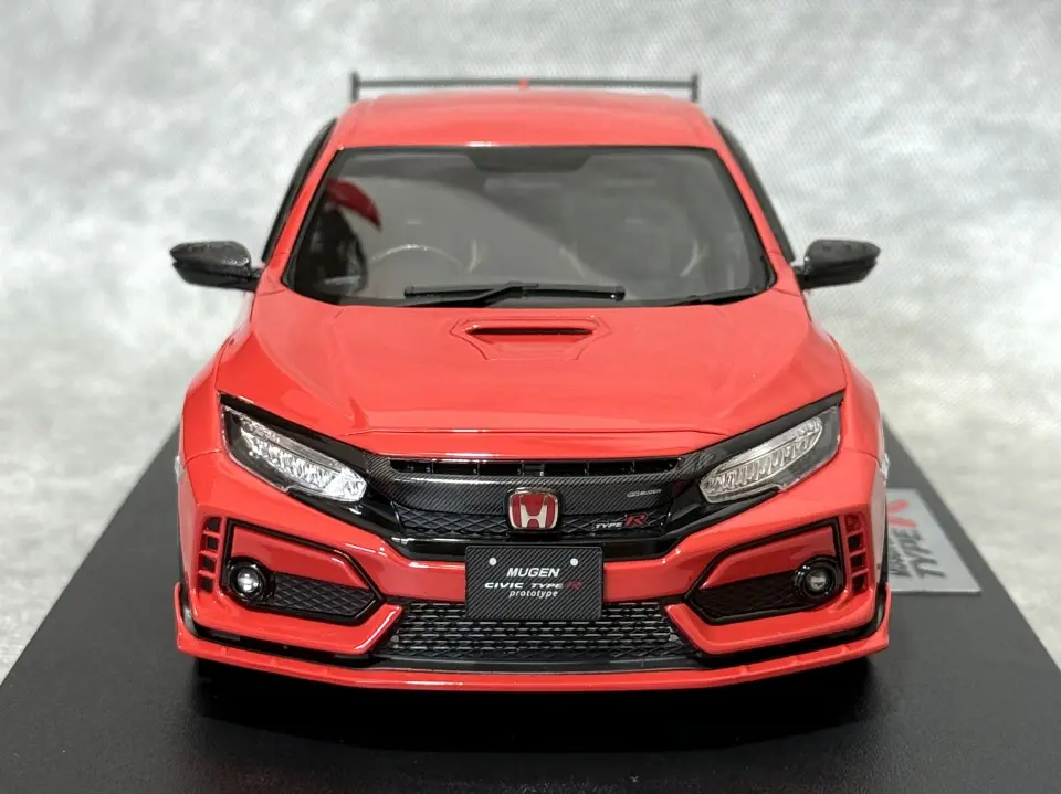 POP RACE HONDA CIVIC TYPE R FK8 MUGEN RED 1:18