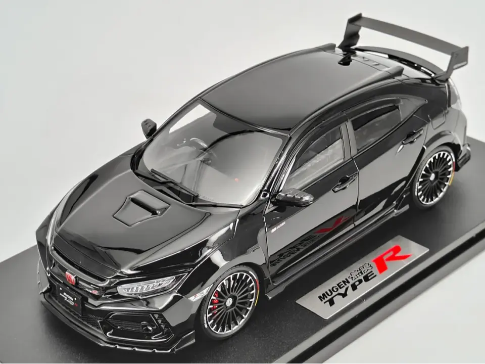 POP RACE HONDA CIVIC TYPE R FK8 MUGEN BLACK 1:18