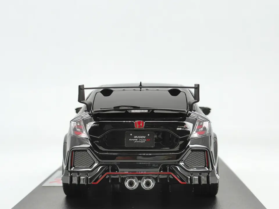 POP RACE HONDA CIVIC TYPE R FK8 MUGEN BLACK 1:18