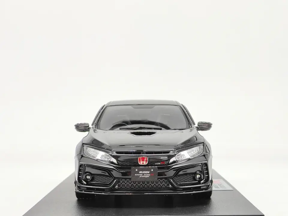 POP RACE HONDA CIVIC TYPE R FK8 MUGEN BLACK 1:18