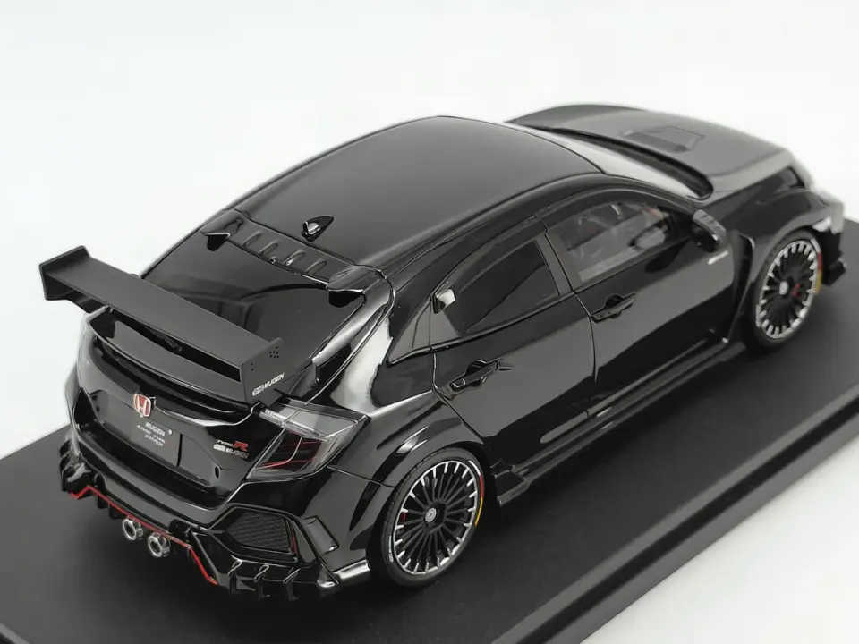POP RACE HONDA CIVIC TYPE R FK8 MUGEN BLACK 1:18