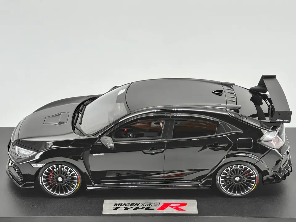 POP RACE HONDA CIVIC TYPE R FK8 MUGEN BLACK 1:18