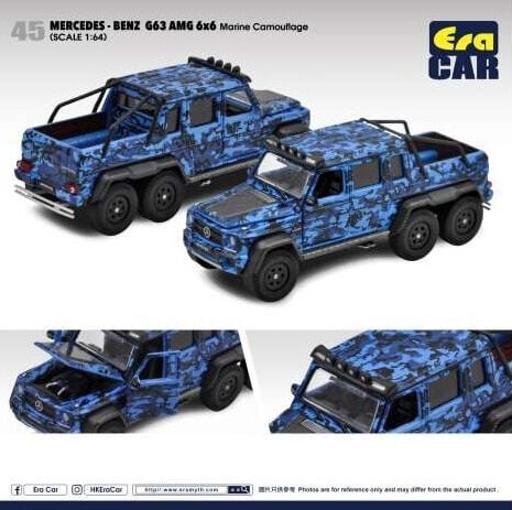 ERA CAR MERCEDES-BENZ G63 AMG 6x6 Marine Camouflage