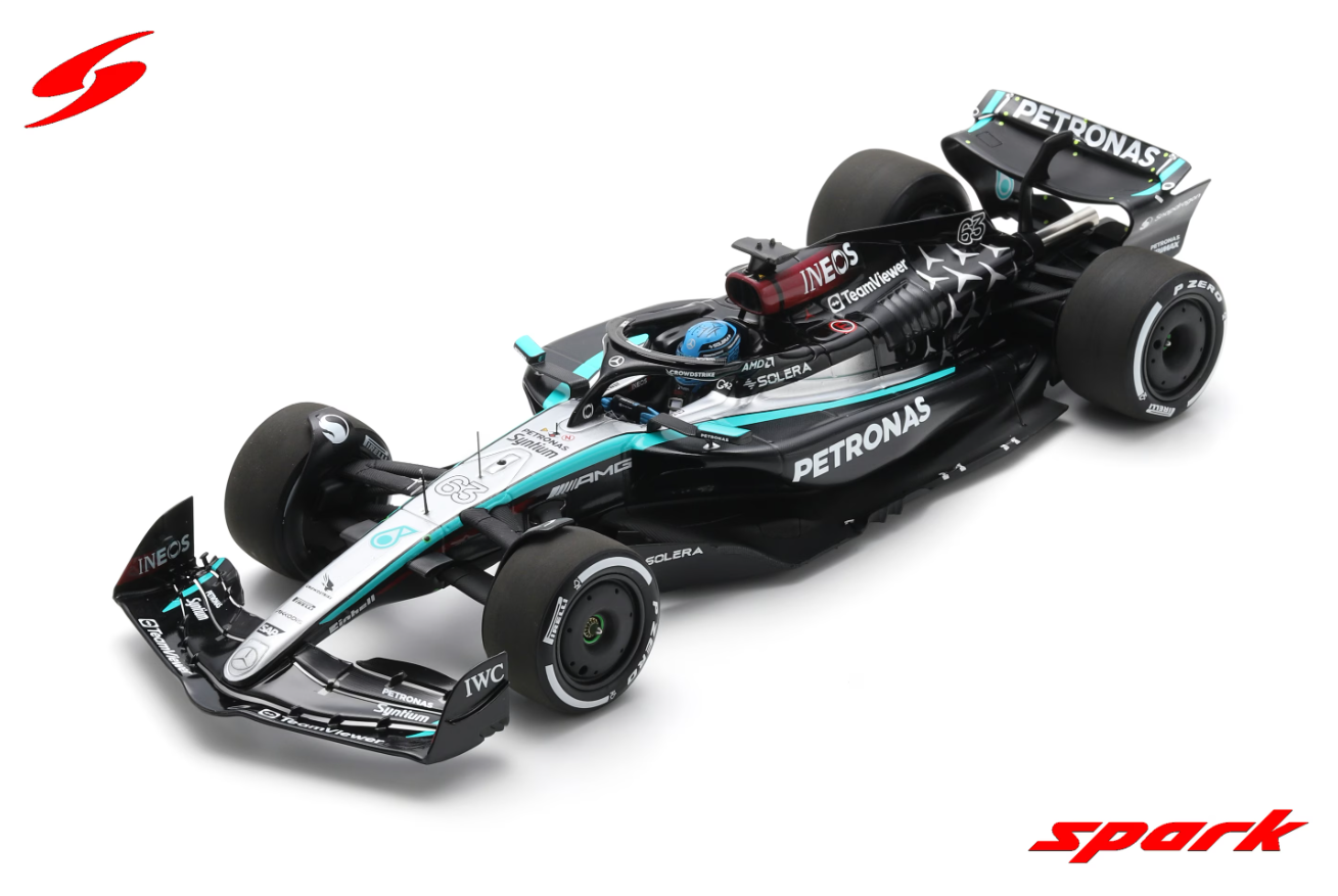 SPARK MERCEDES-AMG PETRONAS #63 GEORGRE RUSSELL BAHRAIN GP 2024 1:18 (18S977)
