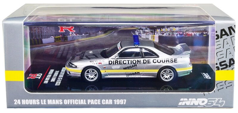INNO64 NISSAN SKYLINE GTR-R (R33) 24h LE LAMANS OFFICIAL PACE CAR 1:64